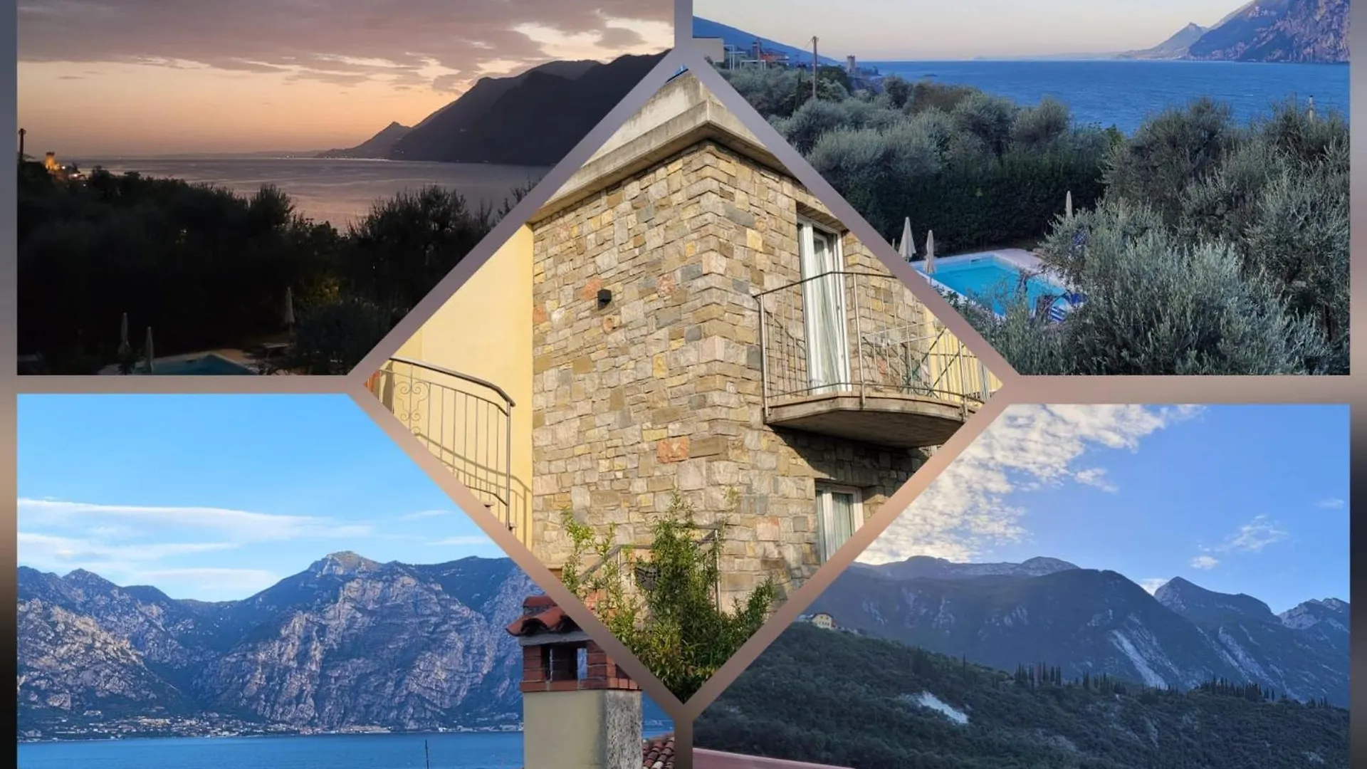 Villa Gaia Appartamenti Con Piscina Seeblick Malcesine Apartment
